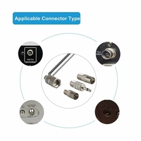 1 ensemble d'adaptateurs d'antenne radio DAB FM télescopiques, récepteur HiFi AV, antenne mini-système, longueur 750 mm, 7 sections, universel