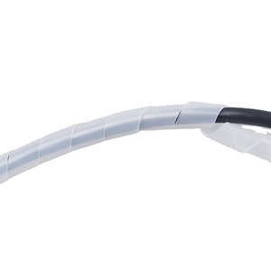 Manchons d'emballage en spirale de haute qualité et respectueux de l'environnement, 6mm, 8mm, 10m, 12mm, bandes d'emballage en spirale <span class=keywords><strong>électrique</strong></span> noir et blanc - Product Image 1