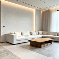 Peinture acrylique fine Validea à granulats apparents 10-20 mesh, texture pierre naturelle, finition mate pour revêtement liquide intérieur