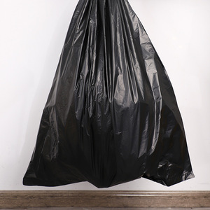 Black Large Trash Bags Xl Thickened High Strength Flat Mouth For Property Management And Schools - Product Image 2