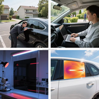 Rollo de Película de Vidrio PET para Ventanas de Automóviles, con Protección Solar Llumar, Antiarañazos, Protección UV del 99% e Infrarrojos del 95-100%