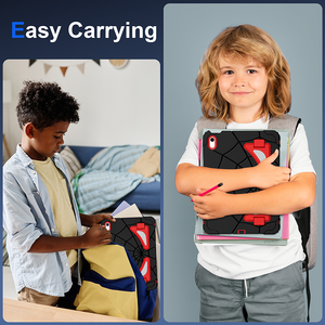 Funda Protectora de Silicona a Prueba de Golpes para Niños con Soporte Plegable para <span class=keywords><strong>iPad</strong></span> 10.ª Generación 10.9 2022 <span class=keywords><strong>A2696</strong></span> / 11.ª Generación A16 2025 A3354 - Product Image 2