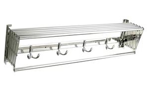 Toallero extensible telescópico, artículo <span class=keywords><strong>de</strong></span> acero inoxidable <span class=keywords><strong>2022</strong></span>, ganchos y rieles cuadrados altos, soporte montado en la pared, tipo 500 Uds. - Product Image 4