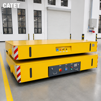 Véhicule de transport plat électrique à piles de chariot de transfert de bobine de 15 tonnes avec à télécommande