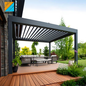 Pérgolas de Aluminio con Control Remoto por Aplicación TUYA de Alta Calidad para Cubrir Patios y Jardines Exteriores - Product Image 1