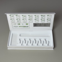 Maßgefertigte Pharmazeutische Magnetische Geschenkbox mit Schaumstoffauskleidung für Peptid-Fläschchen Zweiteilige Struktur 3ml Mini-Größe Individuelle Größe Verfügbar