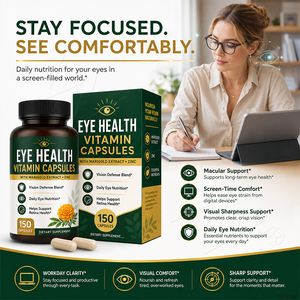 Cápsulas de Vitaminas para <span class=keywords><strong>la</strong></span> Salud Ocular de Marca Privada, Extracto de Caléndula, Luteína, Zinc, Antioxidante Ocular Diario para <span class=keywords><strong>la</strong></span> <span class=keywords><strong>Retina</strong></span>, Cápsula Oral - Product Image 1