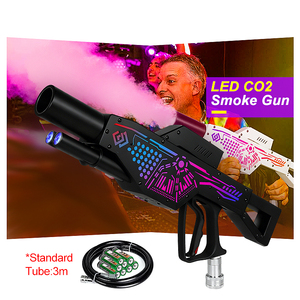 Pistolet à CO2 LED SHTX au meilleur <span class=keywords><strong>prix</strong></span>, machine à fumée à jet, pour DJ, scène, boîte de nuit, discothèque, fête, canon à CO2 LED RGB portable, pistolet DJ - Product Image 2