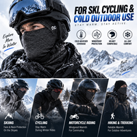 OEM ODM Cagoule polaire d'hiver chaude coupe-vent pour le ski et le cyclisme, sous-casque