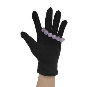 Guantes de mano de alta calidad Guantes de algodón negro Logotipo personalizado Guante de pulido de joyería - Product Image 4