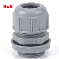 R & R Presse-étoupe en nylon de meilleure qualité tous types PG Pa66 échantillon gratuit RNS PG7 PG9 PG11 PG13.5 PG16 PG21 PG29 PG36 PG42 PG48