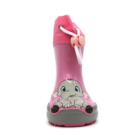Bottes de pluie pour enfants personnalisées, OEM ODM, en caoutchouc naturel, imperméables, avec col à cordon, pour fournisseurs et marques en gros