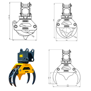 เครื่องตัดกิ่งไม้สำหรับรถขุด ตัดกิ่งไม้ได้ง่าย - Product Image 5