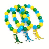 Neue Modische Handgefertigte Glücksstern Weihnachts-Vergoldete Quarz-Perlen Armband-Set für Kinder Weihnachts-Edel-Perlenarmband