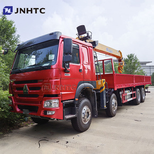 Kualitas tinggi HOWO 12 roda 12 Ton 14 Ton 16 Ton teleskopik Boom truk kargo dipasang derek SQS300-4 untuk dijual - Product Image 2