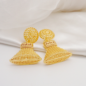 Boucles d'oreilles à clous en or 18k, de luxe, grand bijoux d'oreilles de remplissage en or, <span class=keywords><strong>E536</strong></span> - Product Image 1