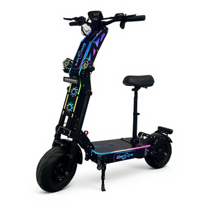 Scooter Eléctrico Geofought G14 72V 10000W con Doble Motor, Velocidad de 55-70 MPH, Neumáticos Gruesos de 13 Pulgadas, Batería de 35ah, Carga Máxima de 440 LB, para Adultos, Disponible en EE. UU. - Product Image 1