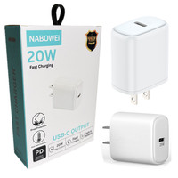 Adaptateurs secteur USB C 20W PD à prix d'usine, prise EU US TYPE C, chargeur mural rapide pour Samsung, iPhone, Xiaomi, chargeur de téléphone portable