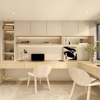 Bureau d'ordinateur ergonomique pour le gaming avec étagères de rangement pour l'aménagement d'une salle d'e-sport