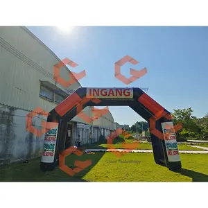 Pubblicità gonfiabile Running Start Finish Line Arch archi gonfiabili cancello gonfiabile ad arco sportivo