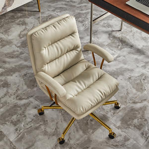 Muebles modernos de fábrica, cuero de Color personalizado, altura ajustable de lujo, oficina, Jefe, sala de reuniones, <span class=keywords><strong>barber</strong></span>ía, silla giratoria - Product Image 2