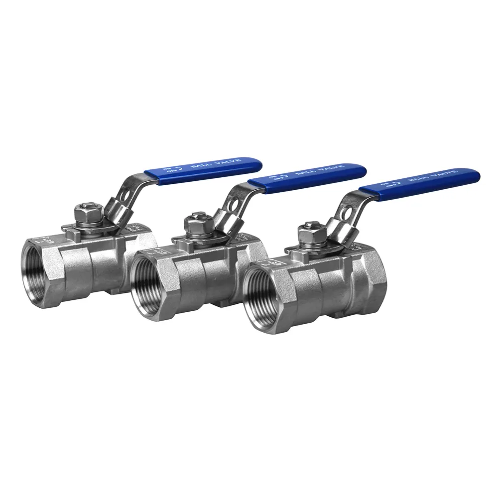304 316 stainless steel 1PC Ball Valve for oil gas water