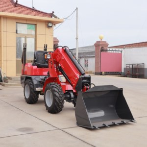 Miniexcavadora Telescópica con Motor Delantero, Capacidad de Carga de 1000 kg, Compacta, con Ruedas, Certificación EPA, CE, Euro5, Gran Oferta 2026 - Product Image 1