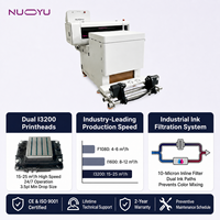 Nueva Impresora DTF NUOYU A2 de Fábrica con 2 Cabezales, Tinta de Pigmento, Máquina Agitadora Todo en Uno de 420MM, Venta al por Mayor para Distribuidores Globales, OEM Disponible