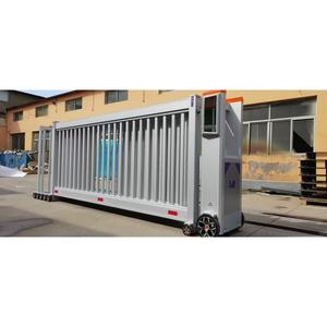 <span class=keywords><strong>Portail</strong></span> Coulissant Sectionnel Électrique Automatique Résidentiel et Industriel, Conception Anti-Vol et de Sécurité, Design Moderne, Finition Poudrée, pour Villa, École, Parc - Product Image 5