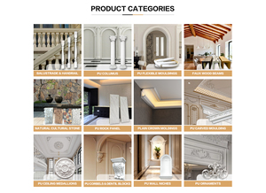 यूरोपीय शैली सजावटी इंटीरियर दीवार मोल्डिंग लोकप्रिय पॉलीयुरेथेन लैंप स्लॉट कॉर्निस मोल्डिंग होटल के अंदरूनी हिस्सों के लिए बनाया चीन - Product Image 6