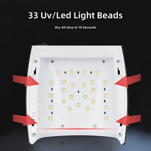 Lampe à ongles UV LED professionnelle haute puissance S10, 33 perles LED, sans fil, <span class=keywords><strong>manucure</strong></span>, pédicure, double usage, gel, CE - Product Image 4