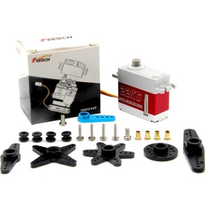 Tất cả các kim loại kỹ thuật số lập trình 22kg. cm 180 góc HV servo turbojet máy bay cố định cánh RC feetech servo ft9022bl loại động cơ - Product Image 6