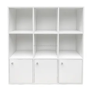 Zjh estante de livro de madeira moderna, design simples, prateleira para livros de casa e escritório