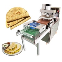Pembuat Jagung Taco Otomatis Penuh Komersial Chapati Tepung Meksiko Membuat Mesin Lini Produksi Roti Tortilla
