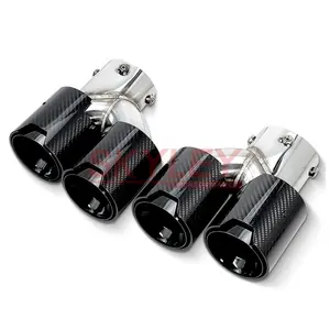 Exhaust Pipe Muffler Tip Exhaust System Pipes Carbon Fiber For Bmw G20 G28 M240i M340i M440i 19-22 Carton Box Performance 1 Set