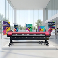 Imprimante jet d'encre grand format 3,2 mètres, double tête d'impression XP600 I3200, 2400 DPI, compatible avec l'impression à l'encre solvant/sublimation/UV