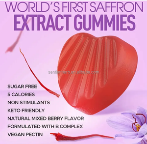 Sıcak Satış Safran Ekstresi Jelibon Takviyesi Yetişkinler İçin <span class=keywords><strong>Rhodiola</strong></span> <span class=keywords><strong>Rosea</strong></span> Limon Balsamı GABA Takviyeleri Hamile Kadınlar İçin Değildir - Product Image 5