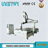 Centre d'usinage CNC à quatre axes pour le travail du bois et la gravure 3D sur mousse, avec magazine