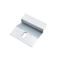 Collier de serrage intermédiaire et collier de serrage d'extrémité galvanisés à chaud en zinc-aluminium-magnésium pour support de panneau solaire, résistance au vent 56M/S, résistance à la neige 2.4kN/M