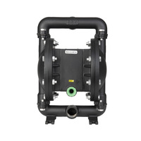 Pompe d'irrigation pneumatique portable à diaphragme basse pression en acier moulé (CS) robuste de 1 pouce pour usage agricole, résistante à l'abrasion des liquides et au sable