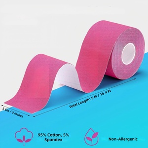 Bande <span class=keywords><strong>de</strong></span> kinésiologie imperméable 5cmx5m, respirante, pour le soutien des muscles et des articulations sportives, sans latex - Product Image 2