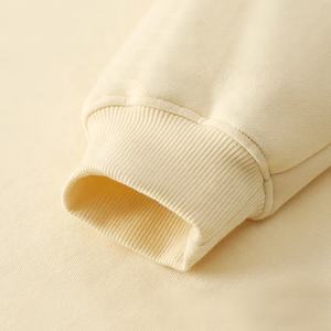 350gms มีฮู้ดผ้าฟลีซมีฮู้ดสำหรับผู้ชายทรงโอเวอร์ไซส์ปักโลโก้ได้ตามต้องการ - Product Image 5