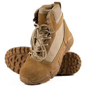 Botas de Tobillo Personalizadas HPB0129, Antideslizantes, Color Marrón Coyote del Desierto - Product Image 3