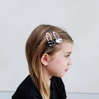 Offres Spéciales personnaliser Halloween drôle épingle à cheveux fantôme maison hantée ensemble pinces à cheveux fête vacances robe enfants