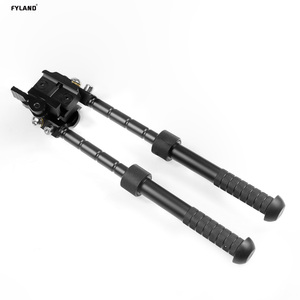 Prezzo di fabbrica 360 gradi di precisione regolabile bipiede CNC QD 6.<span class=keywords><strong>5</strong></span>-9 pollici bipiede regolabile ritorno a molla con adattatore a sgancio rapido - Product Image 4