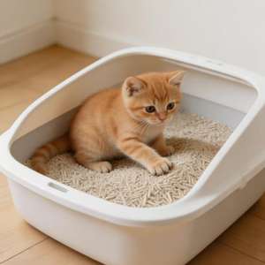 Litière pour chat DongnaiPETS en bois de pin, gel de silice, sable, bentonite de sodium, charbon actif, agglomération rapide, biodégradable, amidon de maïs, tofu - Product Image 3