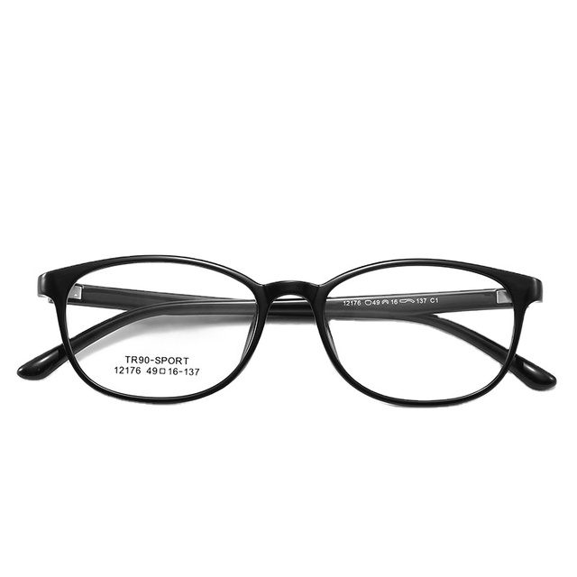 Versatile Daily Wear Rectangle TR90 Eyewear Featuring Universal Clear AC Lenses Suitable for Men and Women