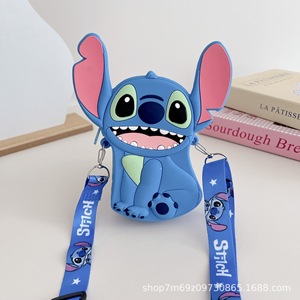 Nuova Borsa per Bambini a Tema Cartone Animato, Borsa a Tracolla da Donna con Fiocco, Grande Capacità, Portamonete - Product Image 4