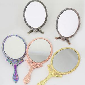 Specchio da Tavolo Pieghevole Fai-da-Te in Argento/Oro/Colore Antico, Specchietti Portatili Personalizzabili - Product Image 2