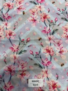 Tela Ligera Personalizada 100% Algodón Magic Slub con Estampado Digital para Confección de Prendas y Vestidos - Product Image 2